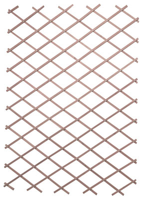 1.8m x 1.2m Riveted Garden Trellis - Dusky Pink