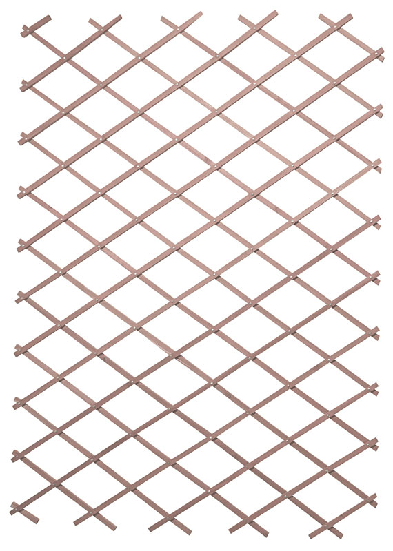 1.8m x 1.2m Riveted Garden Trellis - Dusky Pink