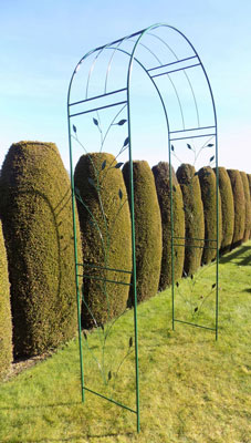 Green Garden Arch Leaf Design