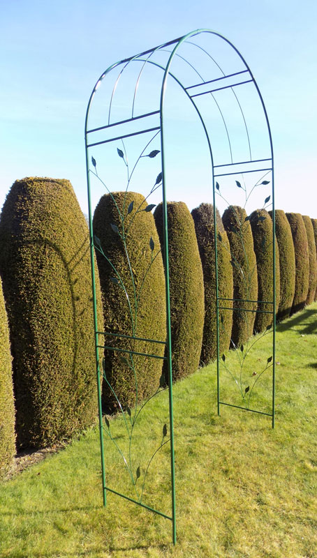 Green Garden Arch Leaf Design