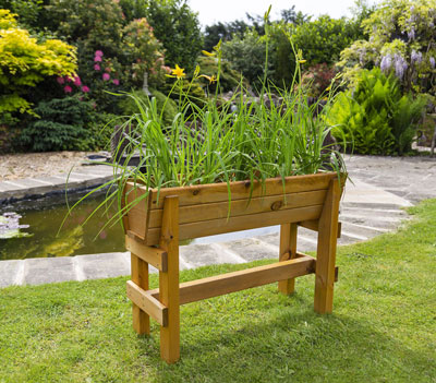 Raised Wooden Planter Box 90cm Medium