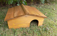 Wooden Hedgehog House