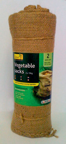 Natural Hessian Sacks - Pack of 2