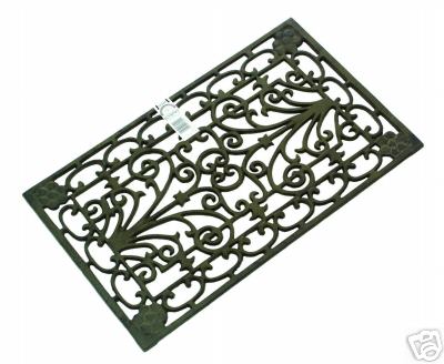 Highclere cast iron door mat