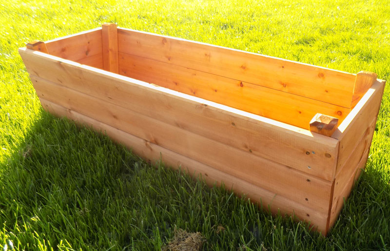 Large Wooden Planter