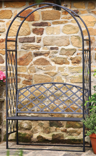 Garden Arch With Seat (Lattice)