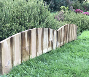 Wooden Garden Lawn Edging Boards