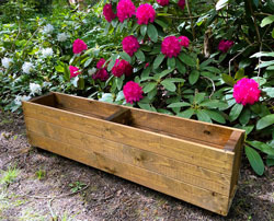 Large Garden Wooden Rectangular Flower Planter Box