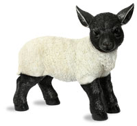 Large Suffolk Lamb Ornament