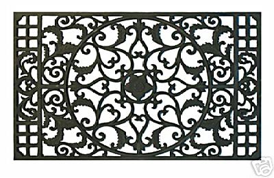 Large cast iron door mat