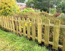 Wooden Picket Fence