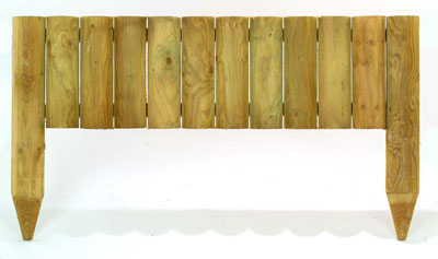 Available to purchase Wood Log Edging