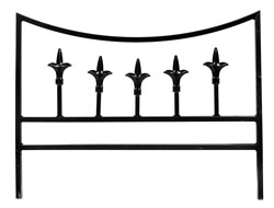 Heavy Duty Baroque Metal Garden Border Edging