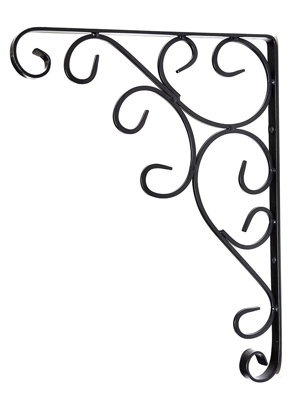 Metal Hanging Basket Wall Bracket - 30cm