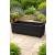 Large Wooden Planter Trough Vegetable Container Black Ash - view 3
