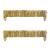 Rustic Picket Fence Log Panel  Set of 2 - view 1