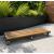 Heavy Duty Planter Trough Mover on Wheels Wooden Plant Caddy with 6 Swivel Castors - view 3
