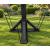 Black Wooden Bird Table Multi Feeding Station with Genuine Slate Roof - view 3