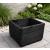 Black Square Wooden Planter Box Outdoor Garden Herb  Flower Plant Pot - view 2