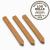 Wooden Log Roll Stakes 460mm Fits 125mm-300mm High Log Roll Pack of 3 - view 1