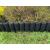 Log Panel Lawn Garden Edging Black - view 1