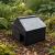 Wooden Hedgehog House Hibernation Shelter with Natural Slate Roof  - view 3