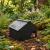 Wooden Hedgehog House Hibernation Shelter with Natural Slate Roof  - view 2
