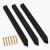 Wooden Log Roll Black Stakes 760mm Fits 375mm-500mm High Pack of 3 - view 3