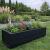 Wooden Patio Trough Planter 90cm Black Ash - view 1