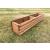 Lodge Wooden Plant Container Tan 120cm - view 2