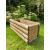 Lodge Wooden Plant Container Tan 60cm - view 1