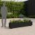 Heavy Duty Black Wooden Trough Planter Fully Assembled Garden Plant Box (120x23x22cm) - view 3