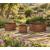 Set of 3 Raised Garden Planters Rust Metal Planting Rings 30cm, 40cm & 60cm Diameter  - view 3