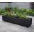 Wooden Extra Large Trough Planter 1.2m Black Ash - view 2