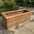 Large Wooden Trough Planter Box 94cm - view 2