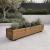 Wooden Trough Planters Large Set of 2 - view 2