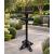 Black Wooden Bird Tables Feeding Station 4 Arm Wild Bird Feeder Stand with Water Dish & Feeding Tray - view 1