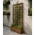 Heavy Duty Timber Planter with 1.8m Wooden Climbing Plant Trellis - view 1
