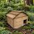 Hedgehog Box House Shelter Tan - view 3