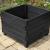 Charcoal Black Large Square Planter Box - view 2