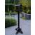 Black Timber Garden Bird Feeding Table with Natural Slate Roof 1.6m Tall - view 3