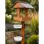 Wooden Bird Table Multi Feeder Station with Genuine Slate Roof - view 3