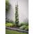 1.5m Black Metal Garden Crooked Obelisk - view 4