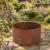Large Rust Metal Round Garden Planter Ring 60cm x 30cm - view 3