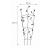 Garden Trellis Crooked Metal Design 120cm - view 2