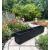Wooden Plant Planters Flower Garden Trough Black 130cm - view 1