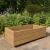 Extra Wide Wooden Planter - view 1
