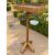 Handcrafted Wooden Wild Bird Feeding Table with Large Tray Bath & Feeder Hook - view 3