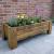 Raised Wooden Trough Planter Box 90 cm - view 1