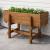 Extra Deep Large Raised Wooden Planter - view 1
